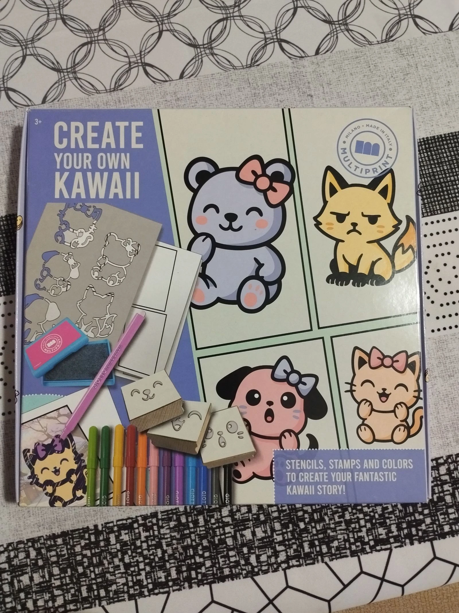 Caja para dibujar personajes Kawaii 
